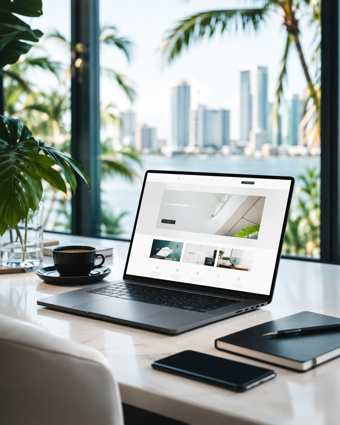 Modern Miami business website design